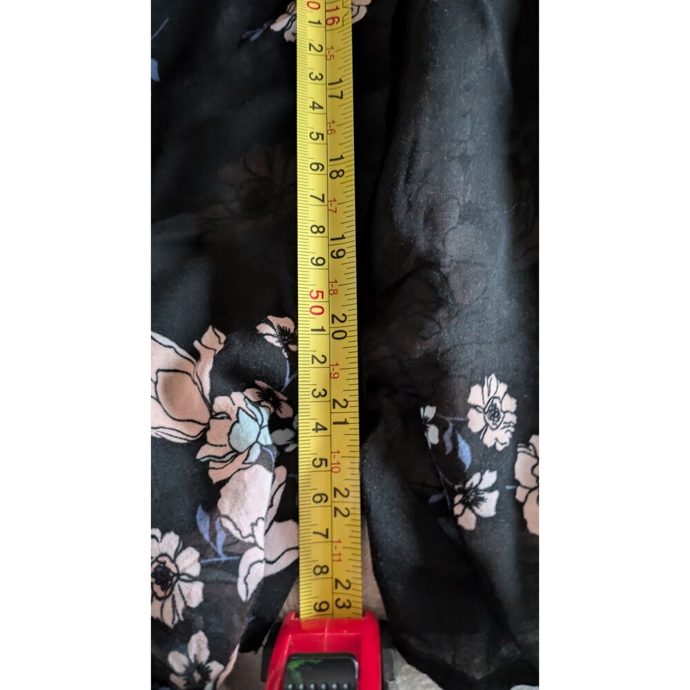 Cloth & Stone Tavaria Top, Small  Button Down, Floral, Semi sheer, Whimsy Goth - Picture 6 of 10